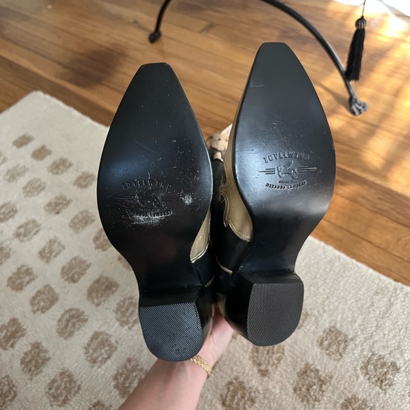 Idyllwind by Miranda Lambert Black and Gold Western Cowboy Boots - Picture 6 of 11